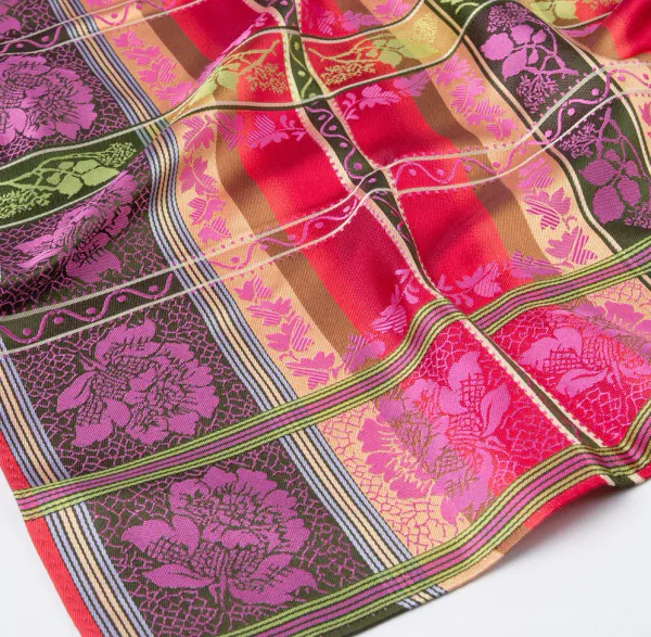 Hovedbilde Silkeskjerf - Eufemia, rosa