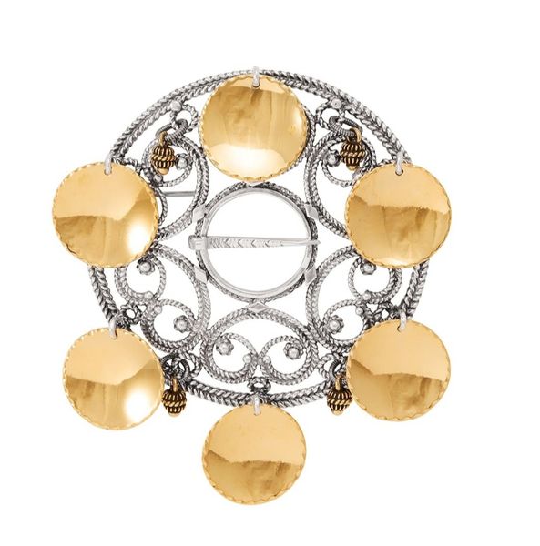 Hovedbilde Rosesølje stor, med filte forgylte løv og ...